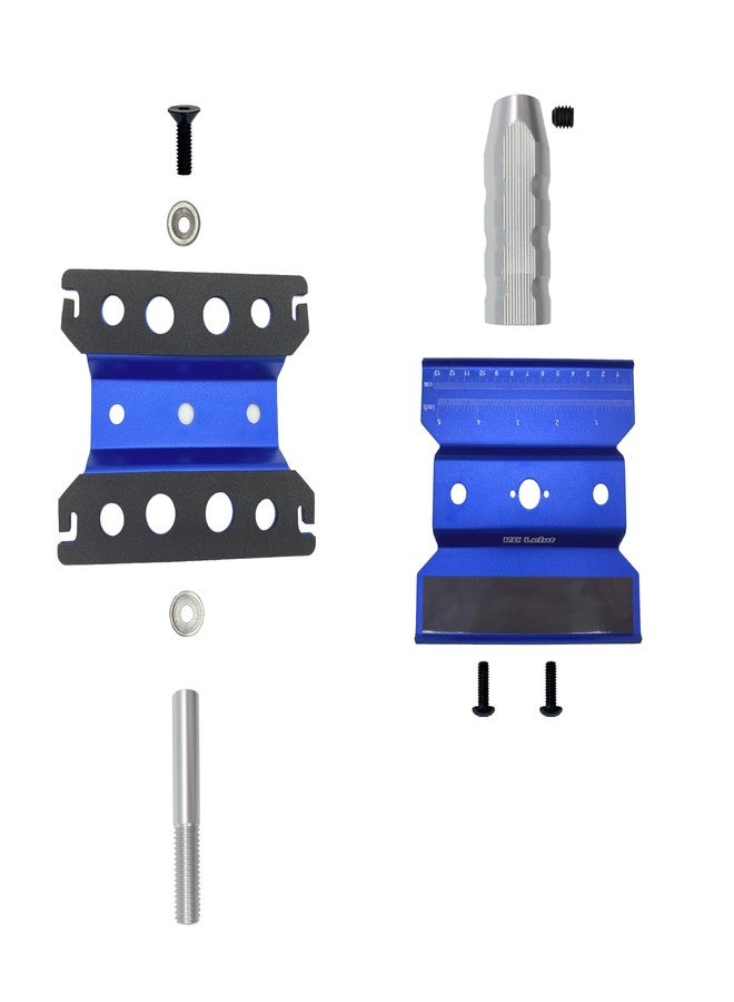 RC Lelut RC Car Stand RC Repair Stand 360 Degree Rotation Lift or Lower for Traxxas Redcat Arrma Axial RC4WD HSP Losi 1/8 1/10 1/12 1/16 Scale RC Crawler Car Truck Buggies (Navy Blue) - Image 4